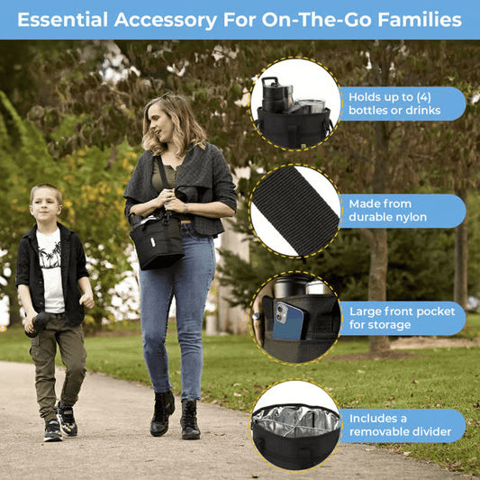 Family Size 4 Compartment Drink Bag