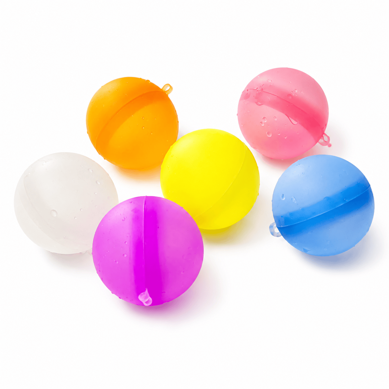 Reusable Magnetic-Free Silicone Water Ball