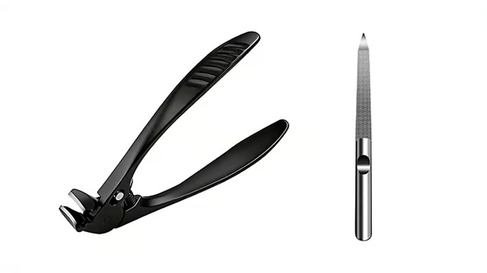 ⏳Time-Limited Special⏰Stainless Steel Nail Clippers With Splash Guard – Large opening for ingrown nails & foot care ✂️👣