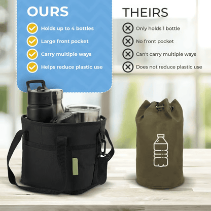 Family Size 4 Compartment Drink Bag