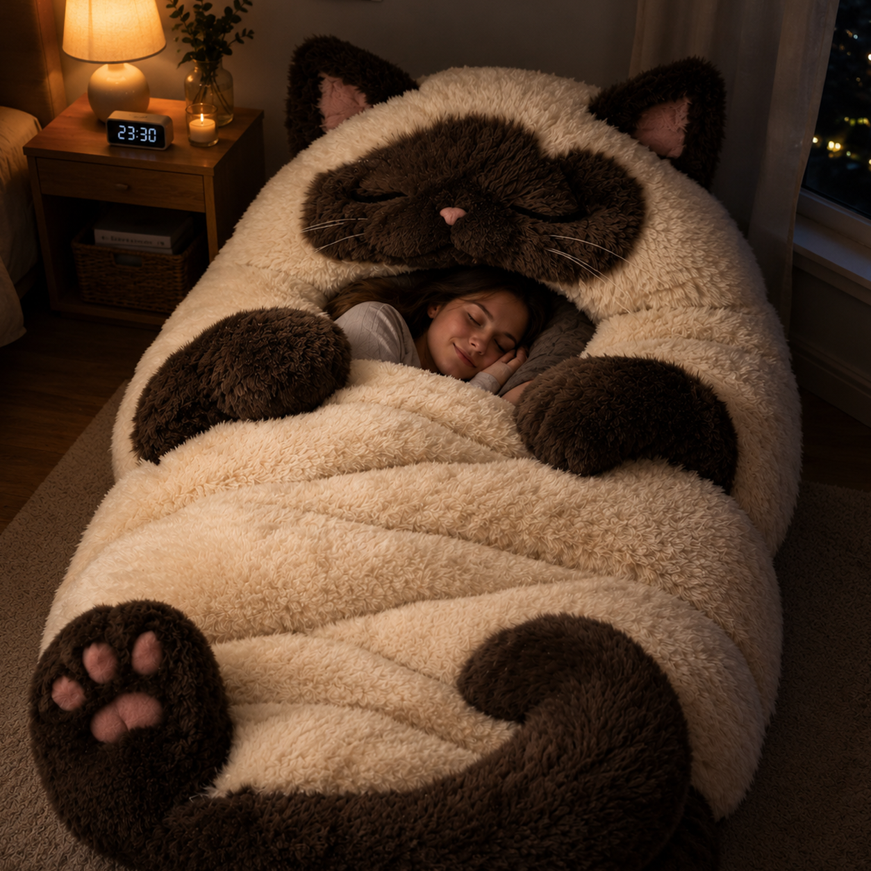 ⏰Hot Sale 49% off⏰🐱 Fluffy cat sleeping bagy💤