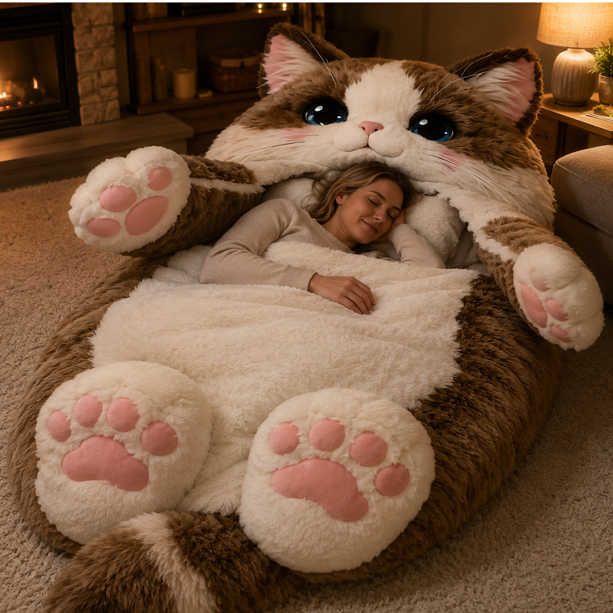 ⏰Hot Sale 49% off⏰🐱 Fluffy cat sleeping bagy💤