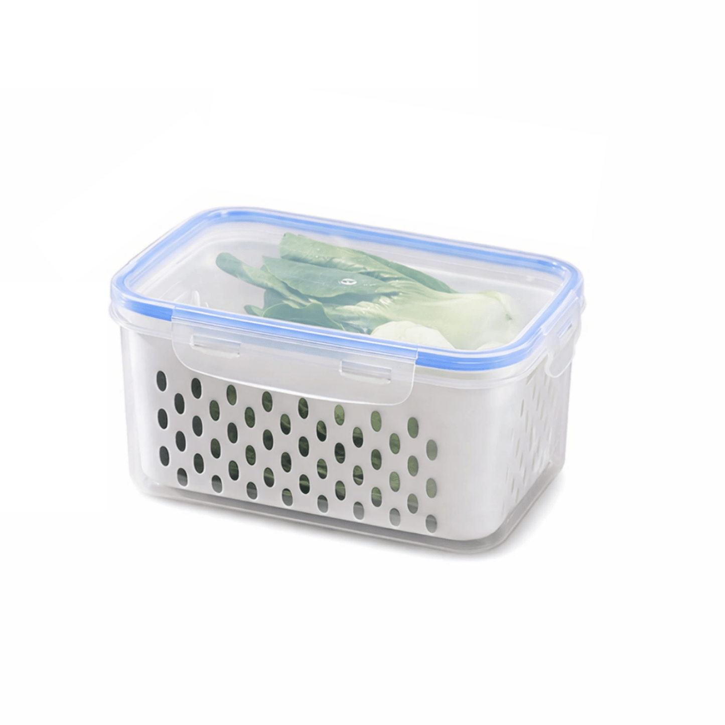 4-in-1 Produce Storage Containers (3-Pack Set) | Wash • Drain • Store • Keep Fresh