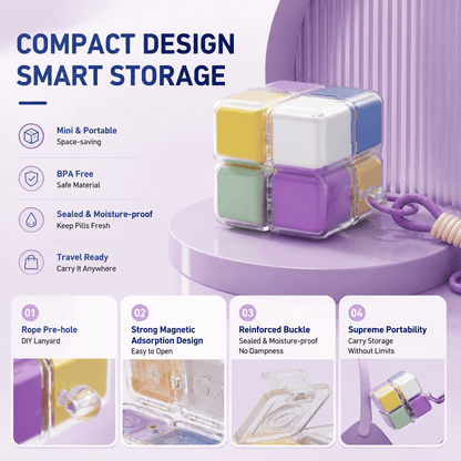 Modular Magnetic Pill Organizer