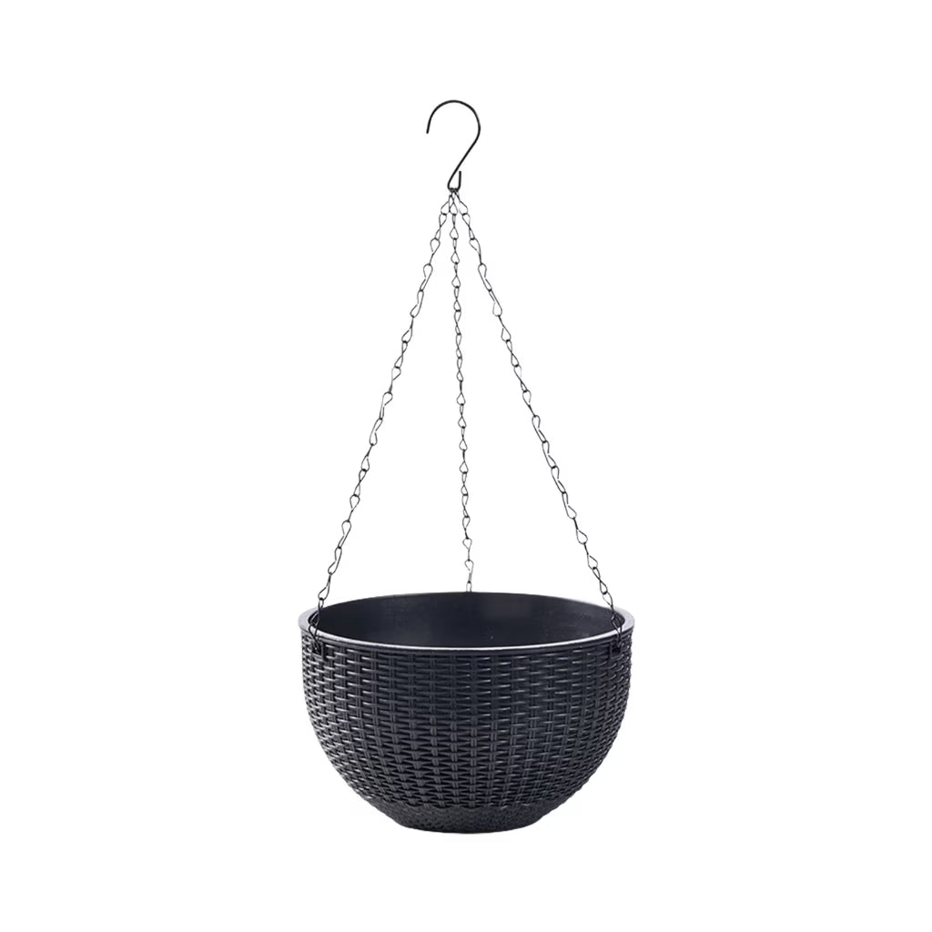 Limited-Time Deal | 15-Day Self-Watering Woven Hanging Planter