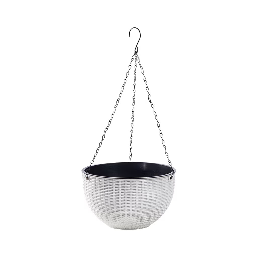 Limited-Time Deal | 15-Day Self-Watering Woven Hanging Planter