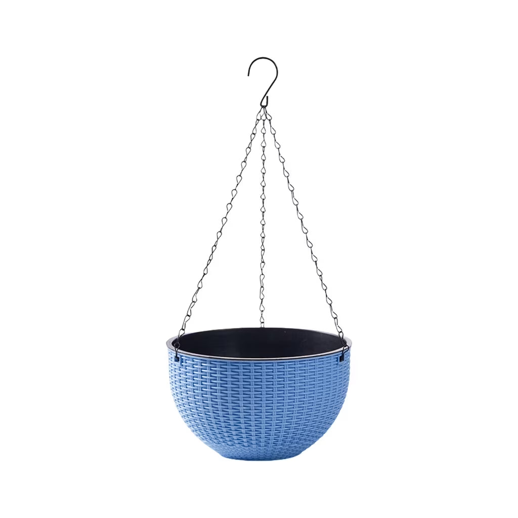 Limited-Time Deal | 15-Day Self-Watering Woven Hanging Planter