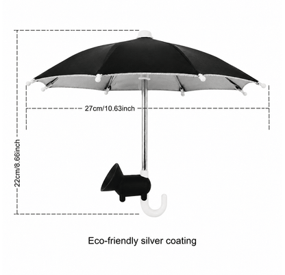 Universal Adjustable Phone Umbrella & Suction Cup Stand