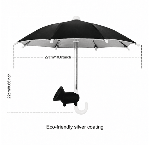 Universal Adjustable Phone Umbrella & Suction Cup Stand