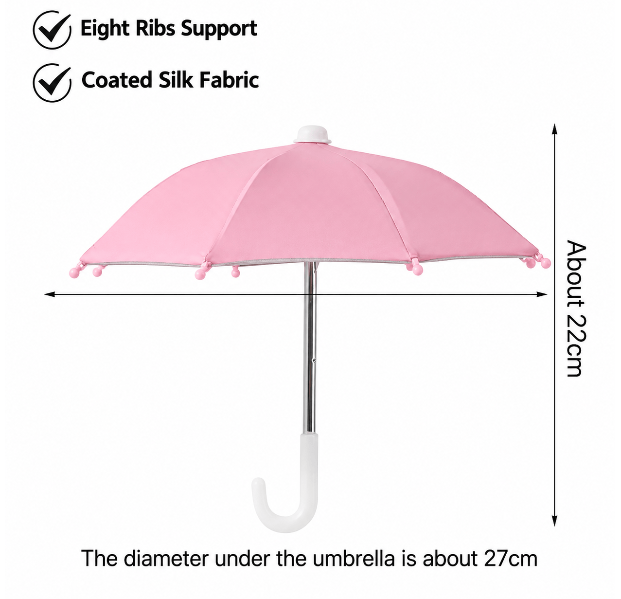 Universal Adjustable Phone Umbrella & Suction Cup Stand
