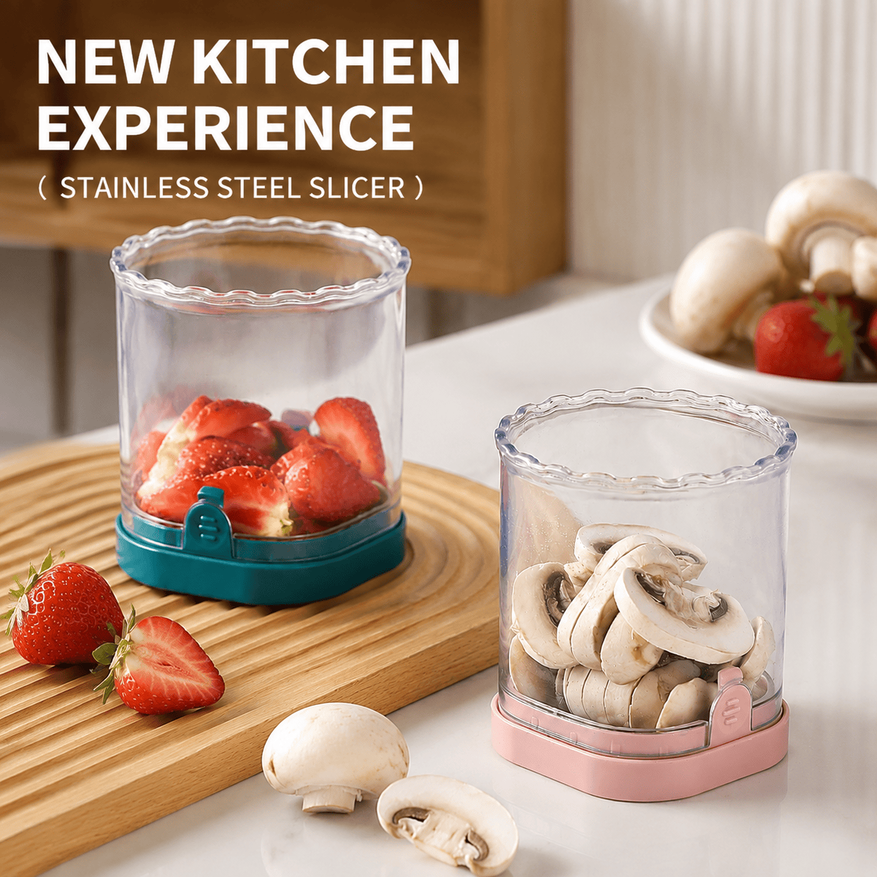 Perfect Fruit & Veggie Slices In One Simple Press