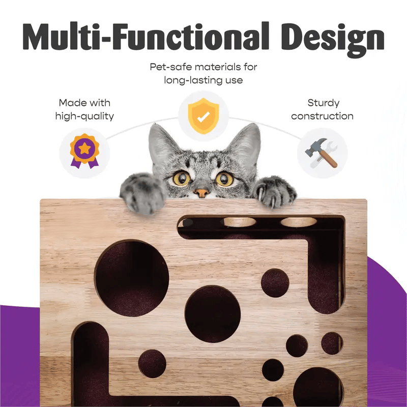 🎁😻 Cat Scratching Toy Box: Easily trim your cat’s nails without nail clippers or a nail file