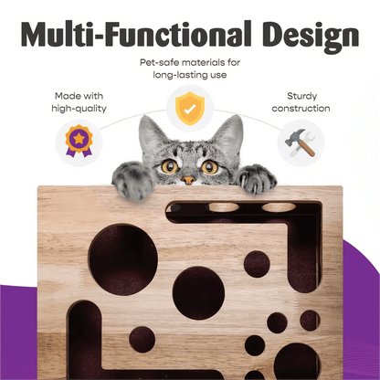 🎁😻 Cat Scratching Toy Box: Easily trim your cat’s nails without nail clippers or a nail file
