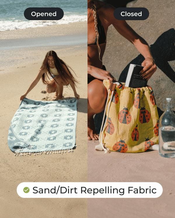 ⏰2026 HOT SALE 49% OFF - 🌊2-in-1 OrganicCotton Towel Bag