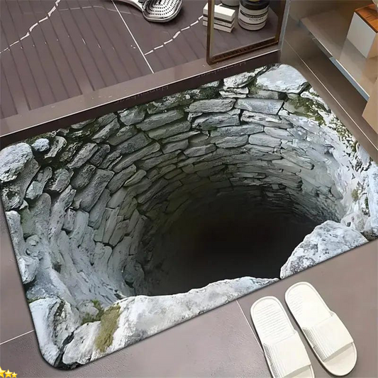 Endless Abyss Illusion Doormat - Mind-Bending 3D Visual Effect