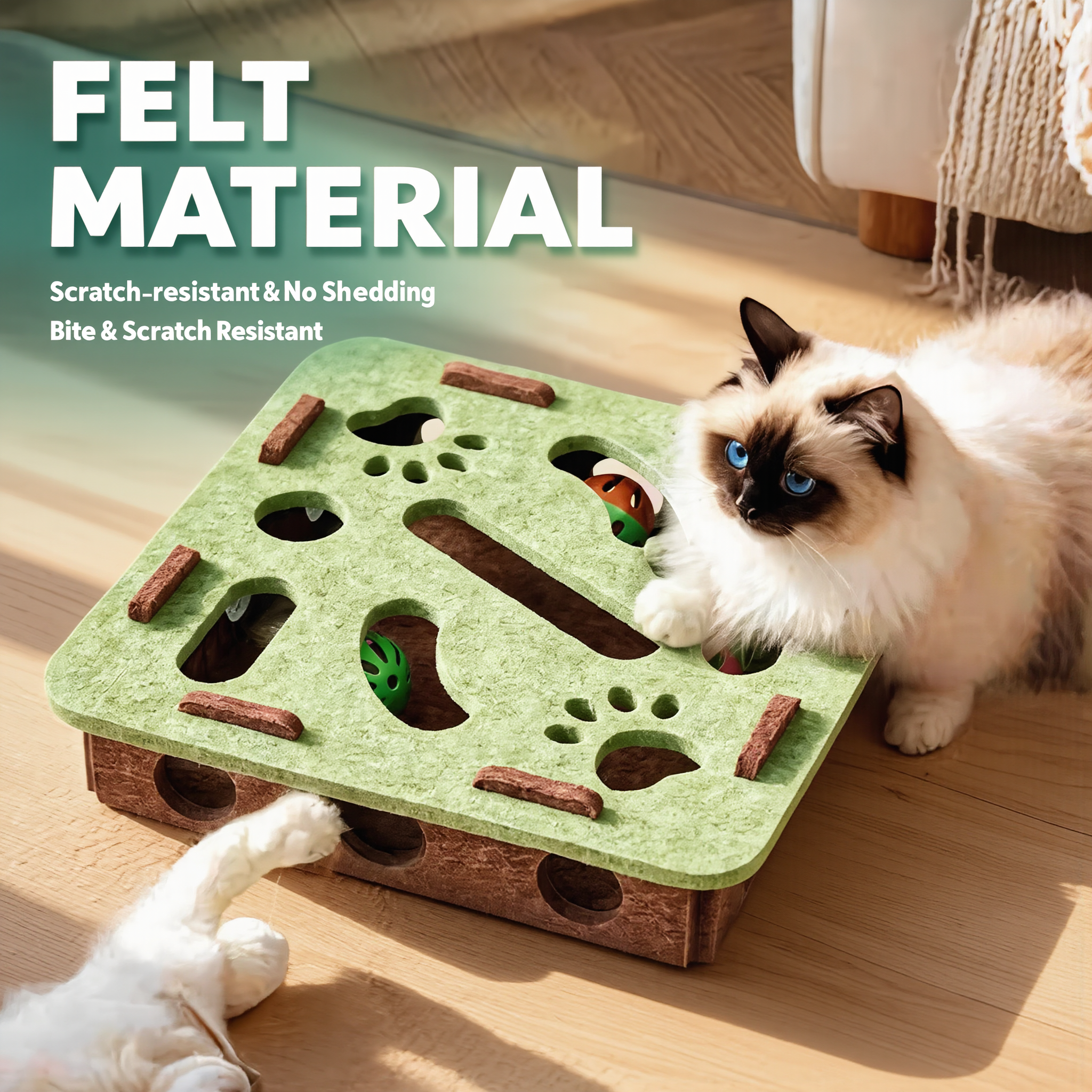 🐱Cat Toy Box with Interactive Maze