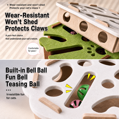 🐱Cat Toy Box with Interactive Maze