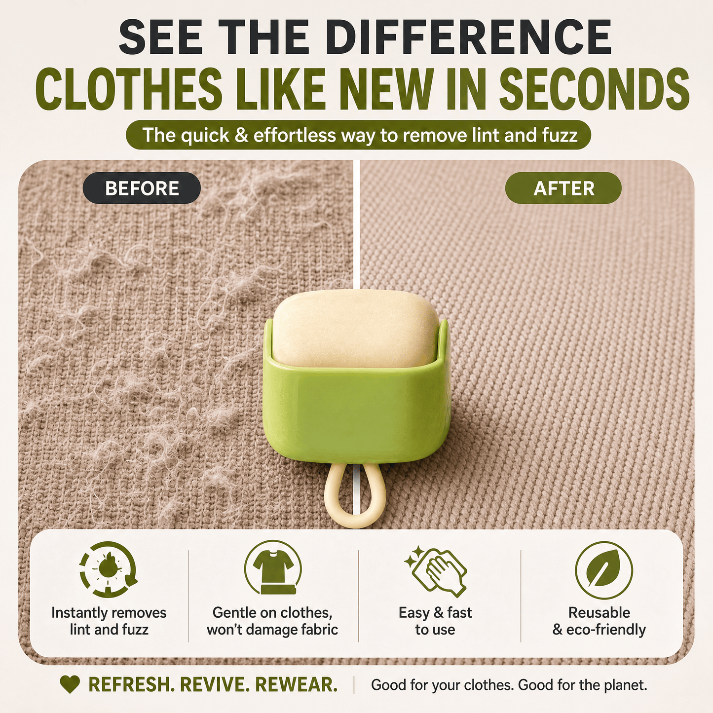 Remove pet hair from your clothes in seconds with no effort  🐶 (Buy 1, Get 1 Free TODAY)