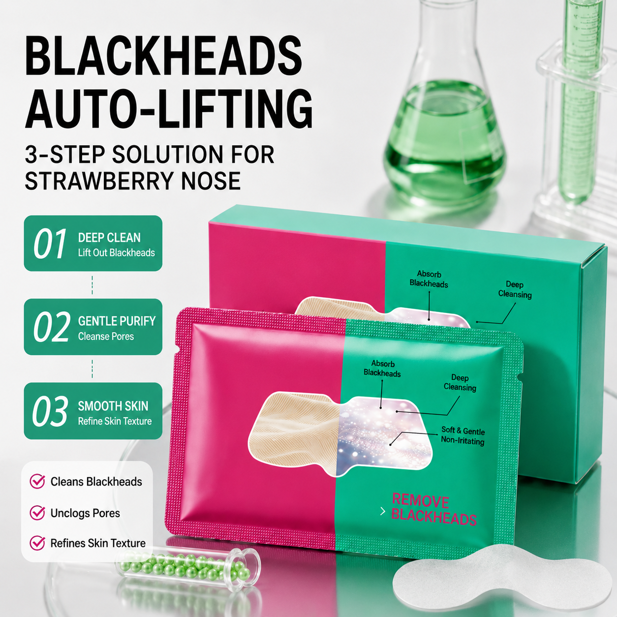 Pore Cleansing Bubble Nose Mask