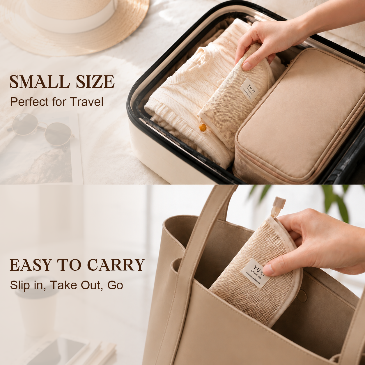⏰ Limited-Time Deal | Portable Stand-Up Makeup & Toiletry Organizer Bag