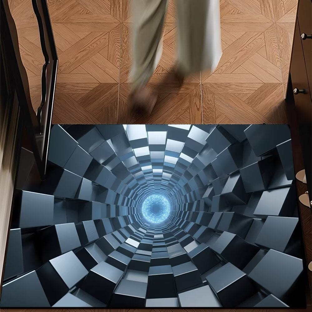 Endless Abyss Illusion Doormat - Mind-Bending 3D Visual Effect