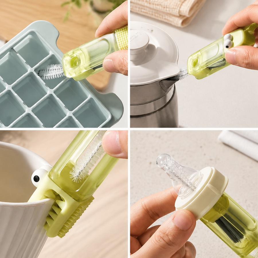 Detail cleaning brush for kitchen grooves