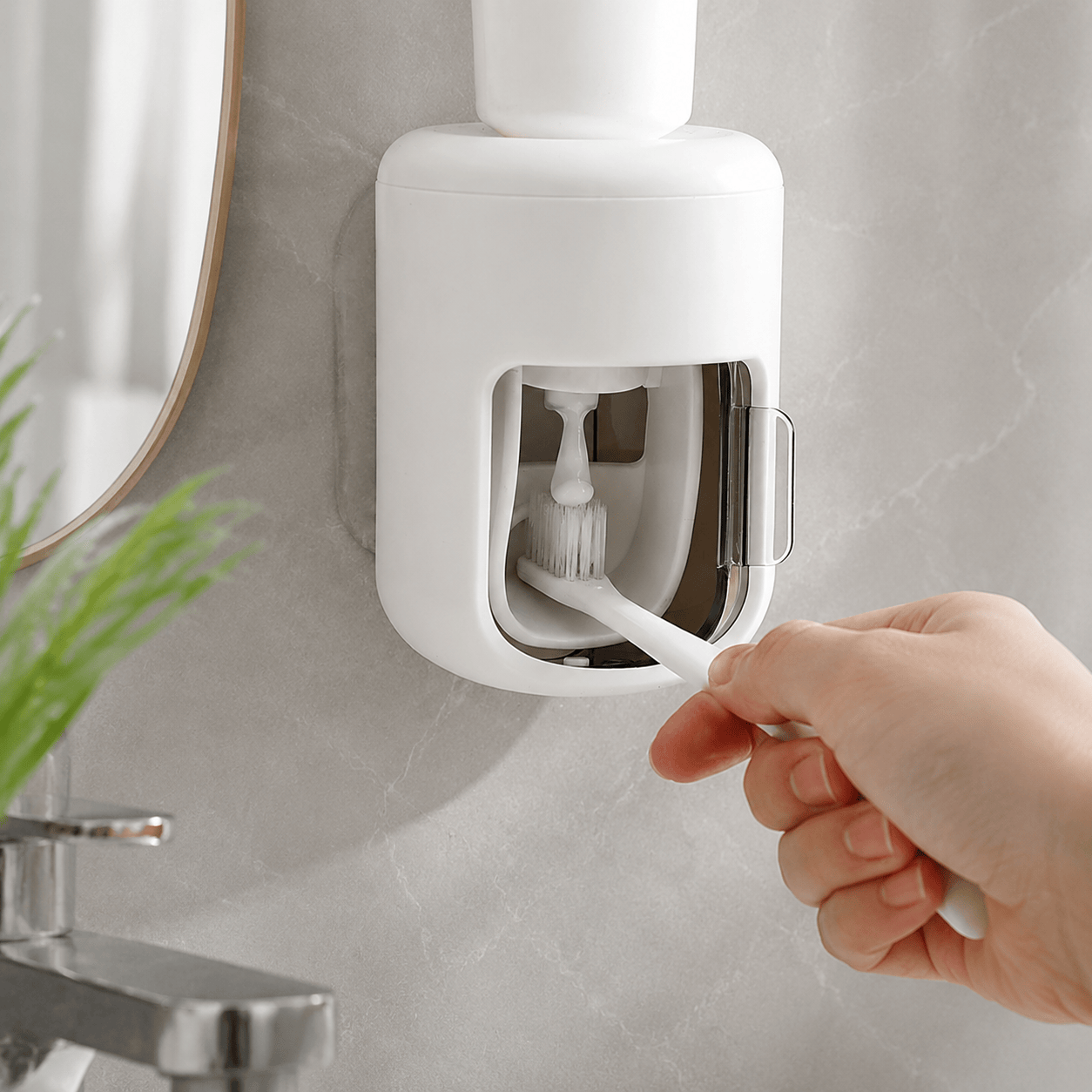 Wall Mounted Toothpaste Dispenser