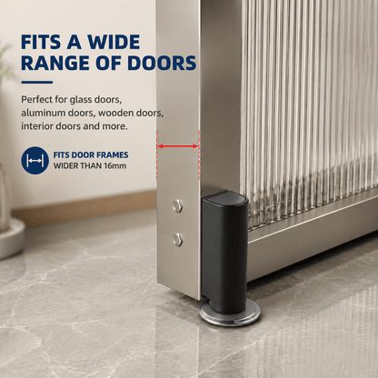 Ultra-thin magnetic door stopper