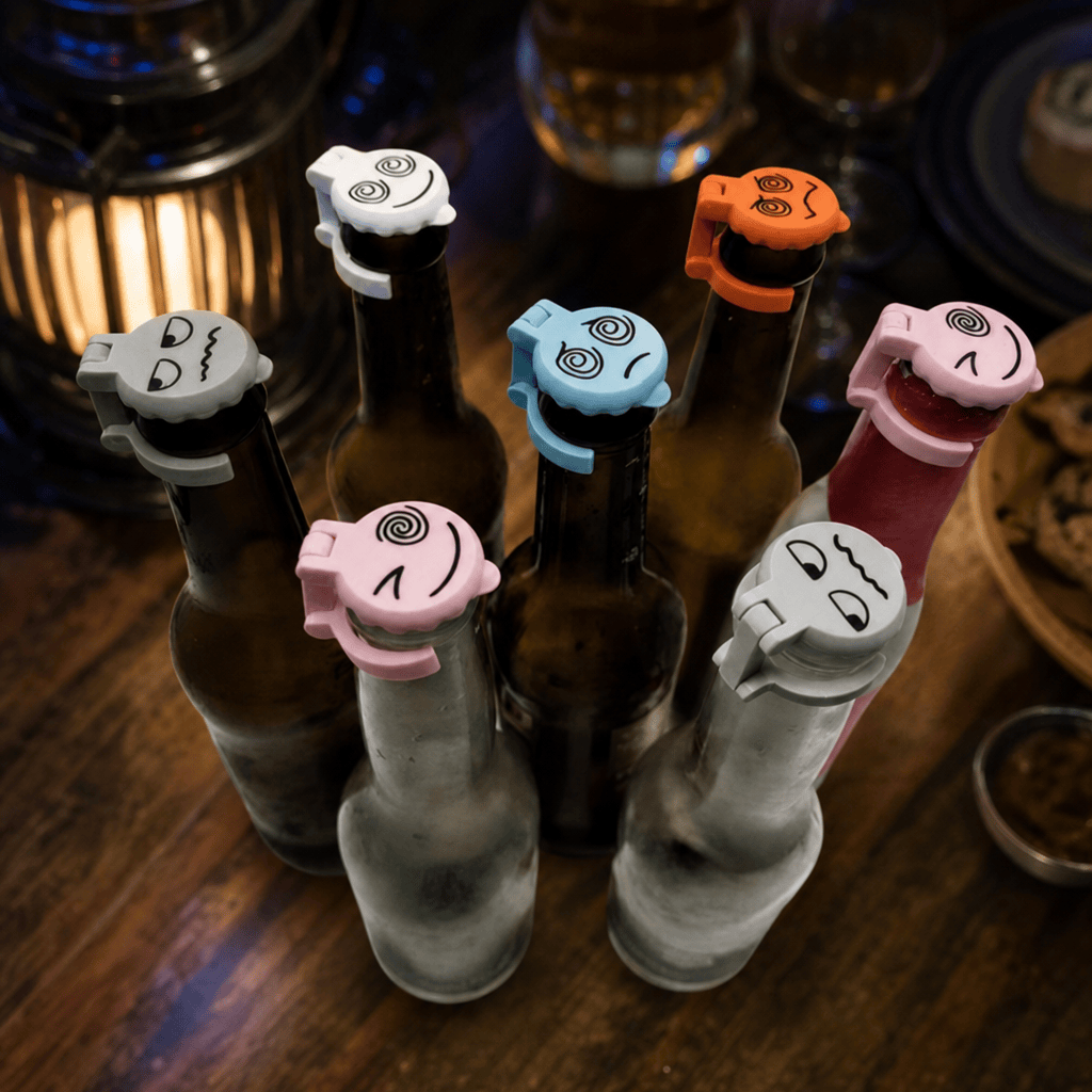 Fun Emoji Bottle Markers