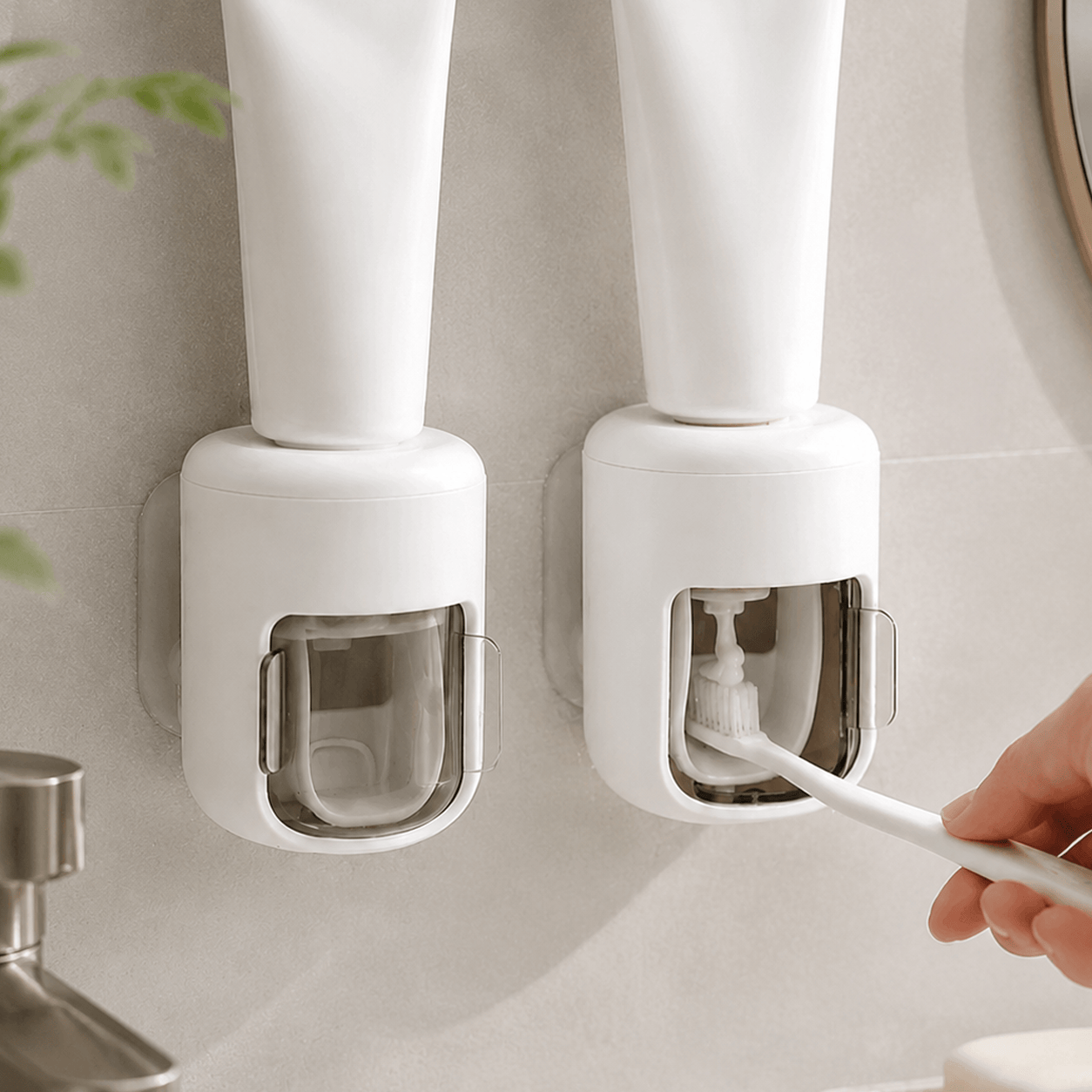 Wall Mounted Toothpaste Dispenser