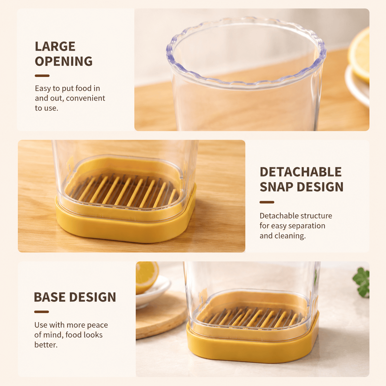 Perfect Fruit & Veggie Slices In One Simple Press