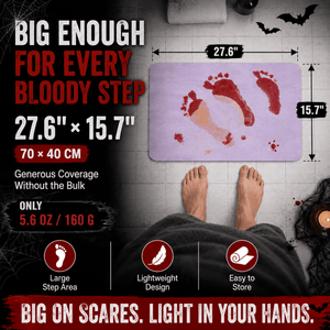 Water-Activated Bloody Bath Mat