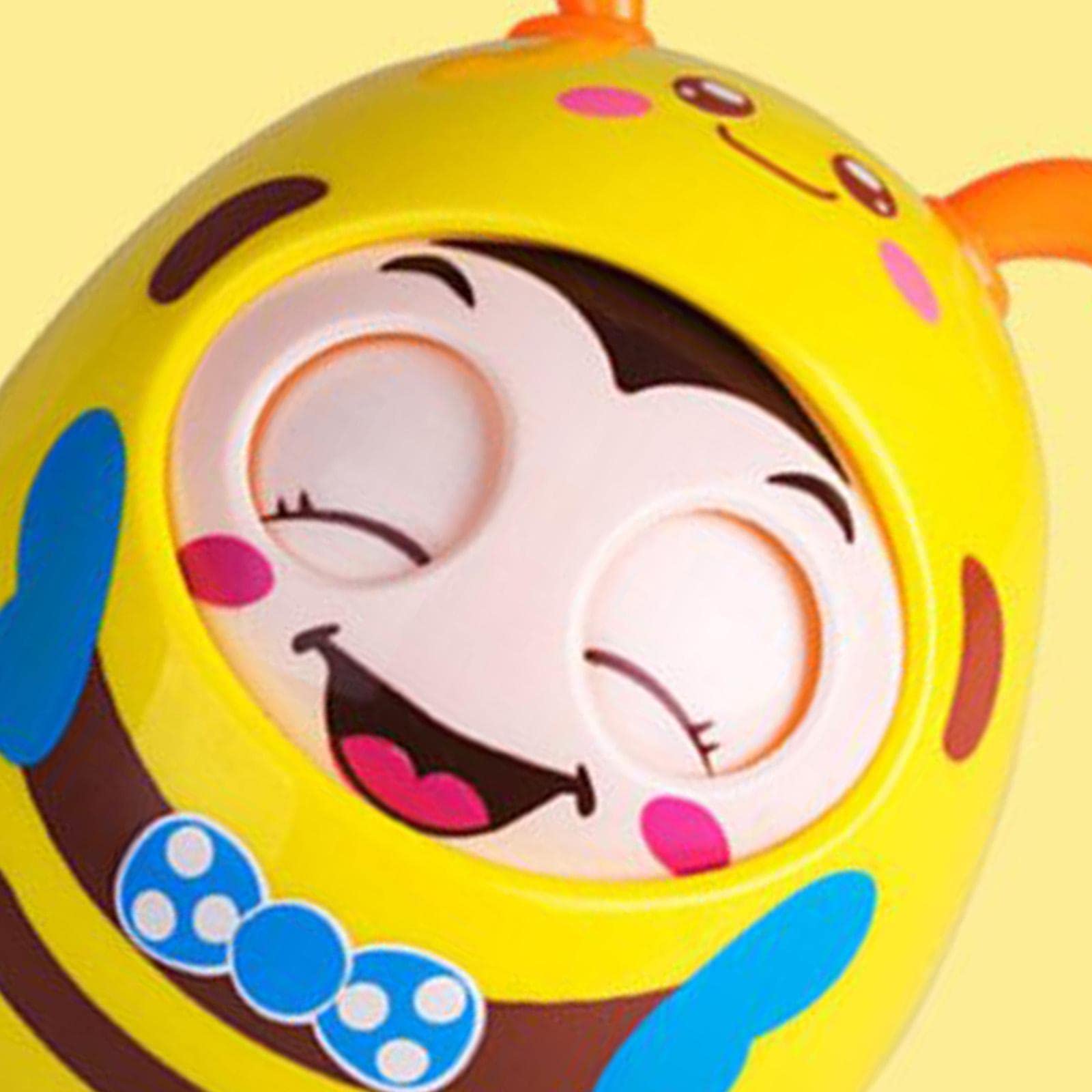 Roly Poly Baby Toy Soothing Tinkling Winking Early Educational Teething Tool