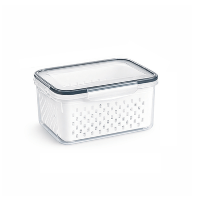 4-in-1 Produce Storage Containers (3-Pack Set) | Wash • Drain • Store • Keep Fresh