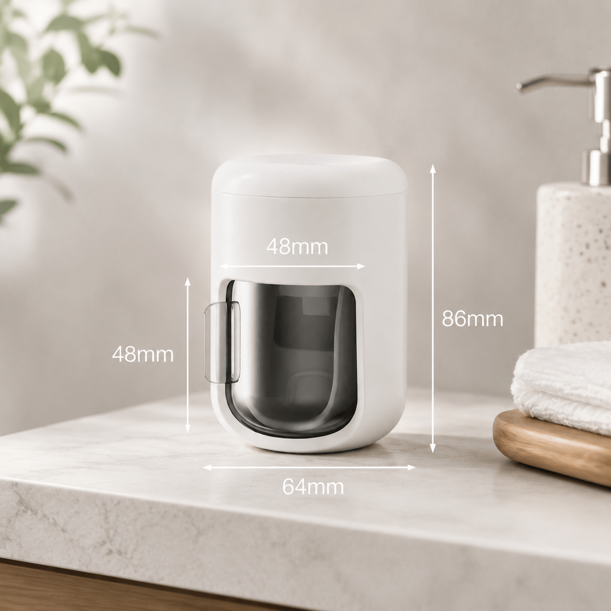 Wall Mounted Toothpaste Dispenser