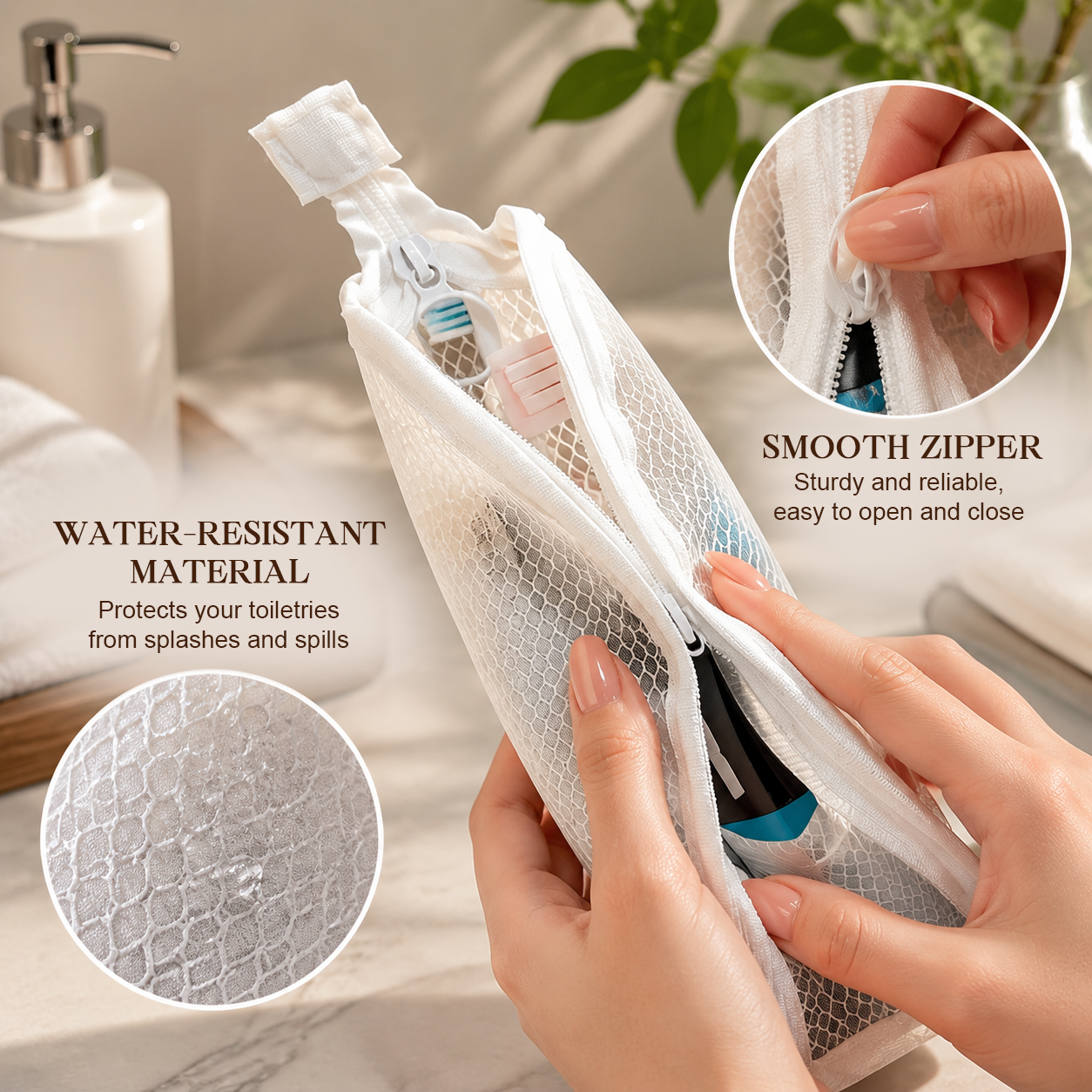 ⏰ Limited-Time Deal | Portable Stand-Up Makeup & Toiletry Organizer Bag