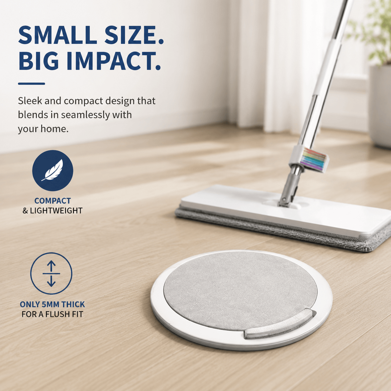 Ultra-thin magnetic door stopper