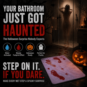 Water-Activated Bloody Bath Mat