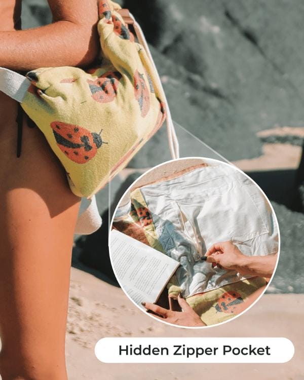 ⏰2026 HOT SALE 49% OFF - 🌊2-in-1 OrganicCotton Towel Bag