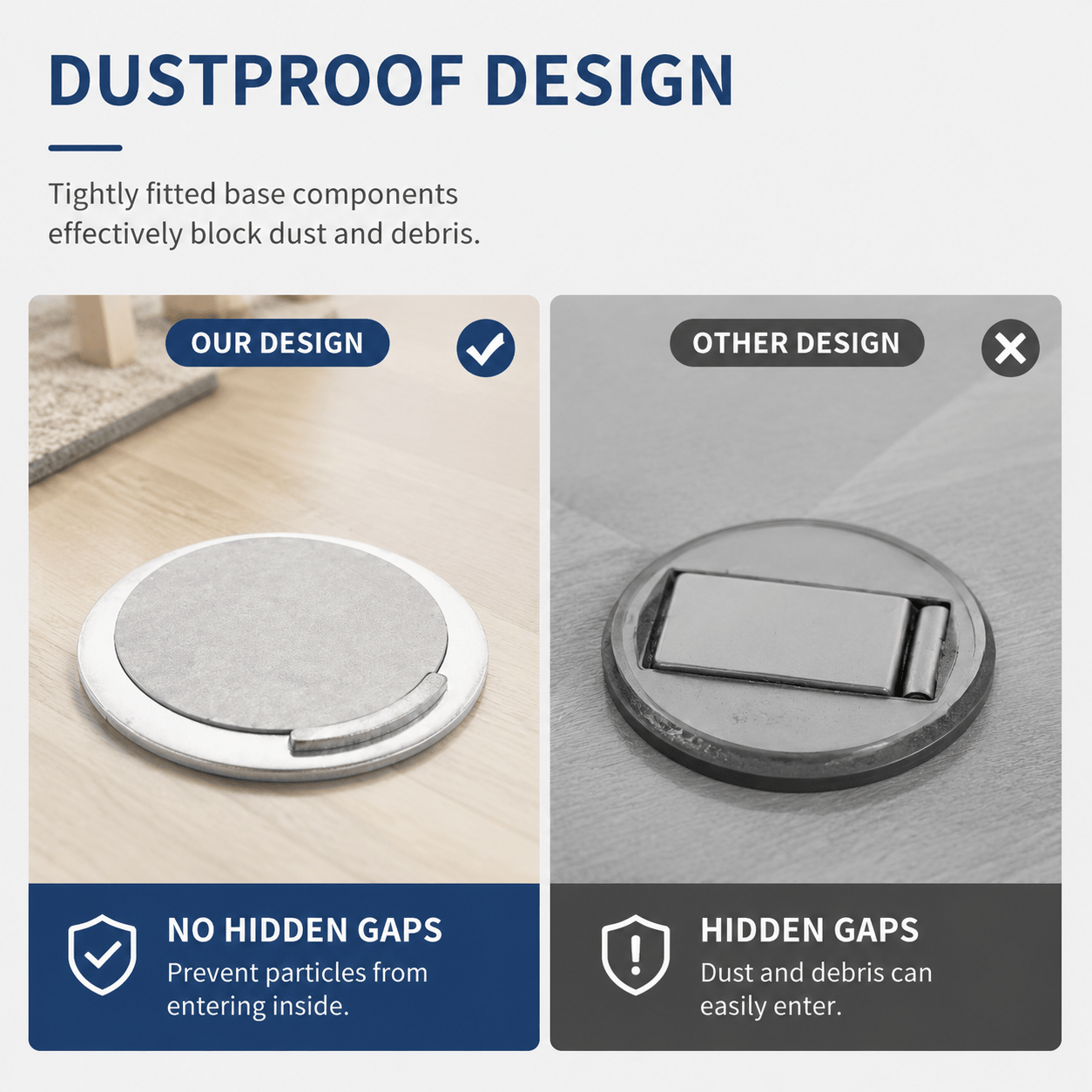 Ultra-thin magnetic door stopper