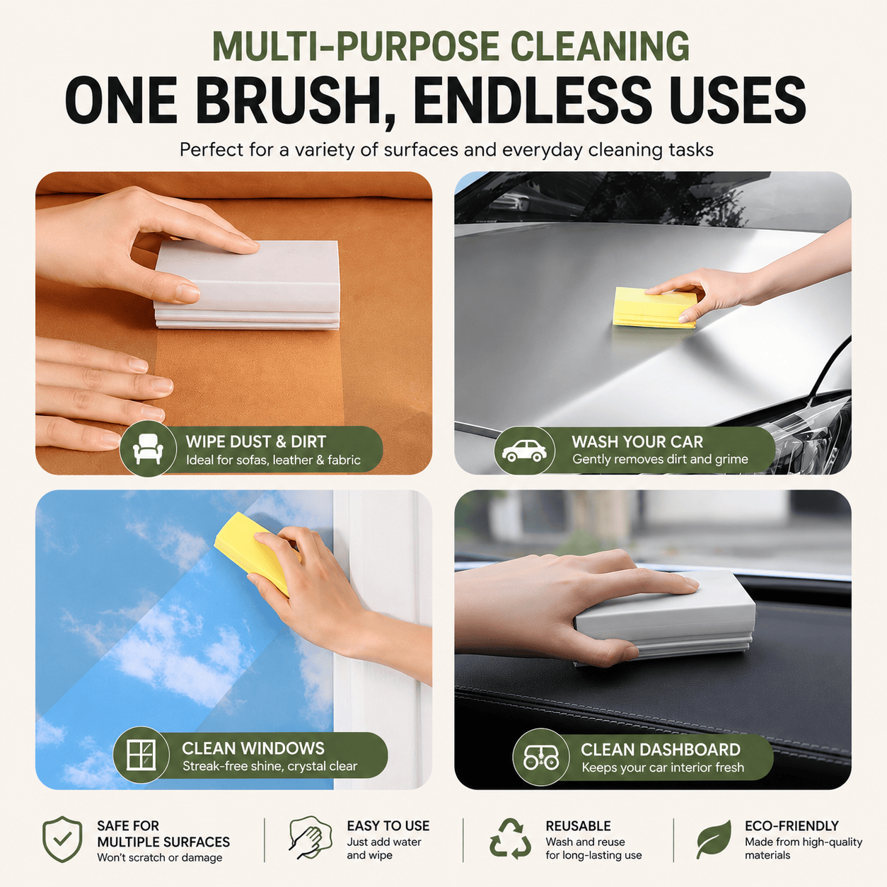 High-Density Cleaning Sponge