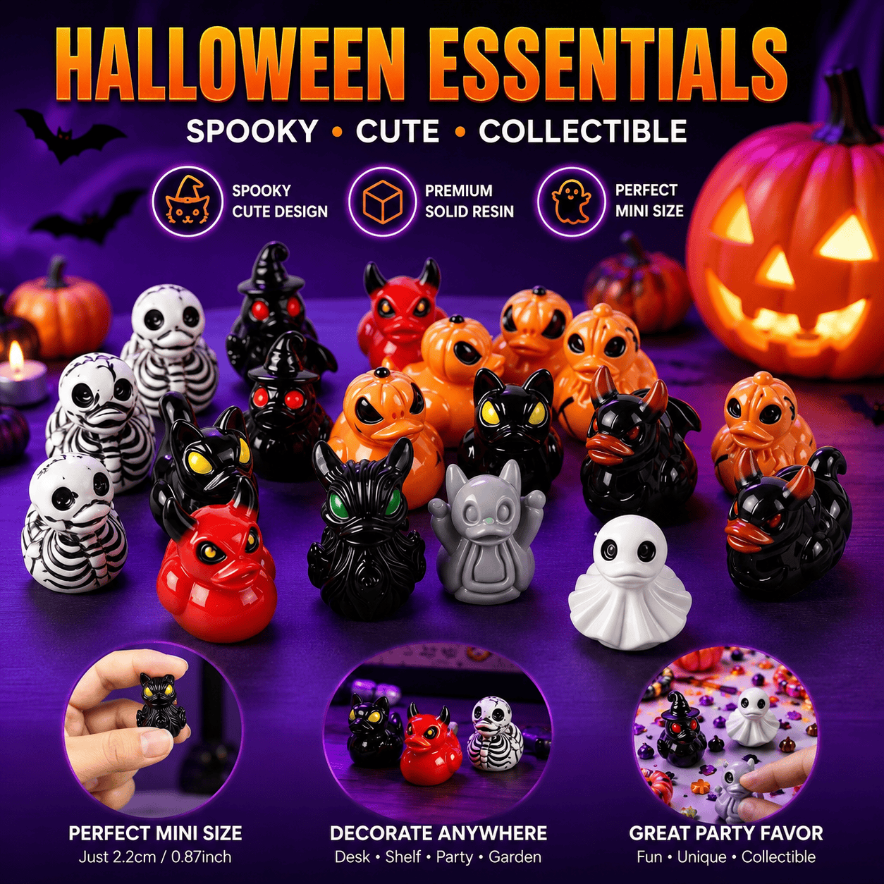 SPOOKY POP MINI HALLOWEEN DUCKS