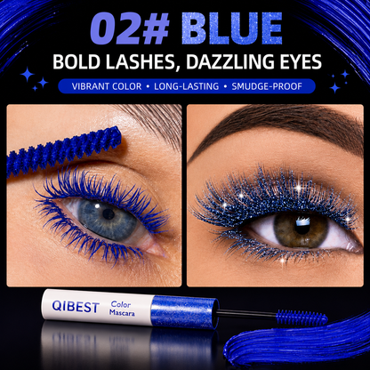 2-IN-1 GLITTER + COLORED MASCARA