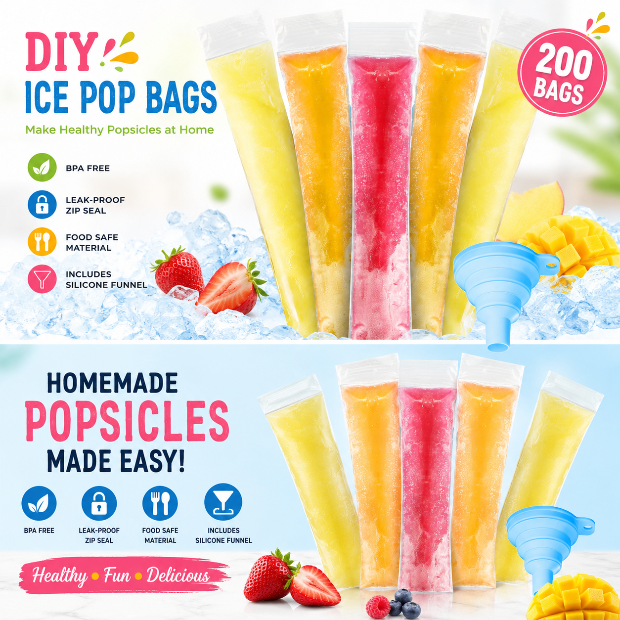 Skip the Sugar. Make Healthier Frozen Treats at Home.