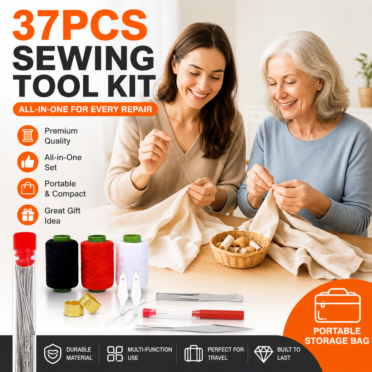 🌲Buy 2 Get 3 Free🎁37PCS Sewing Tool Kit