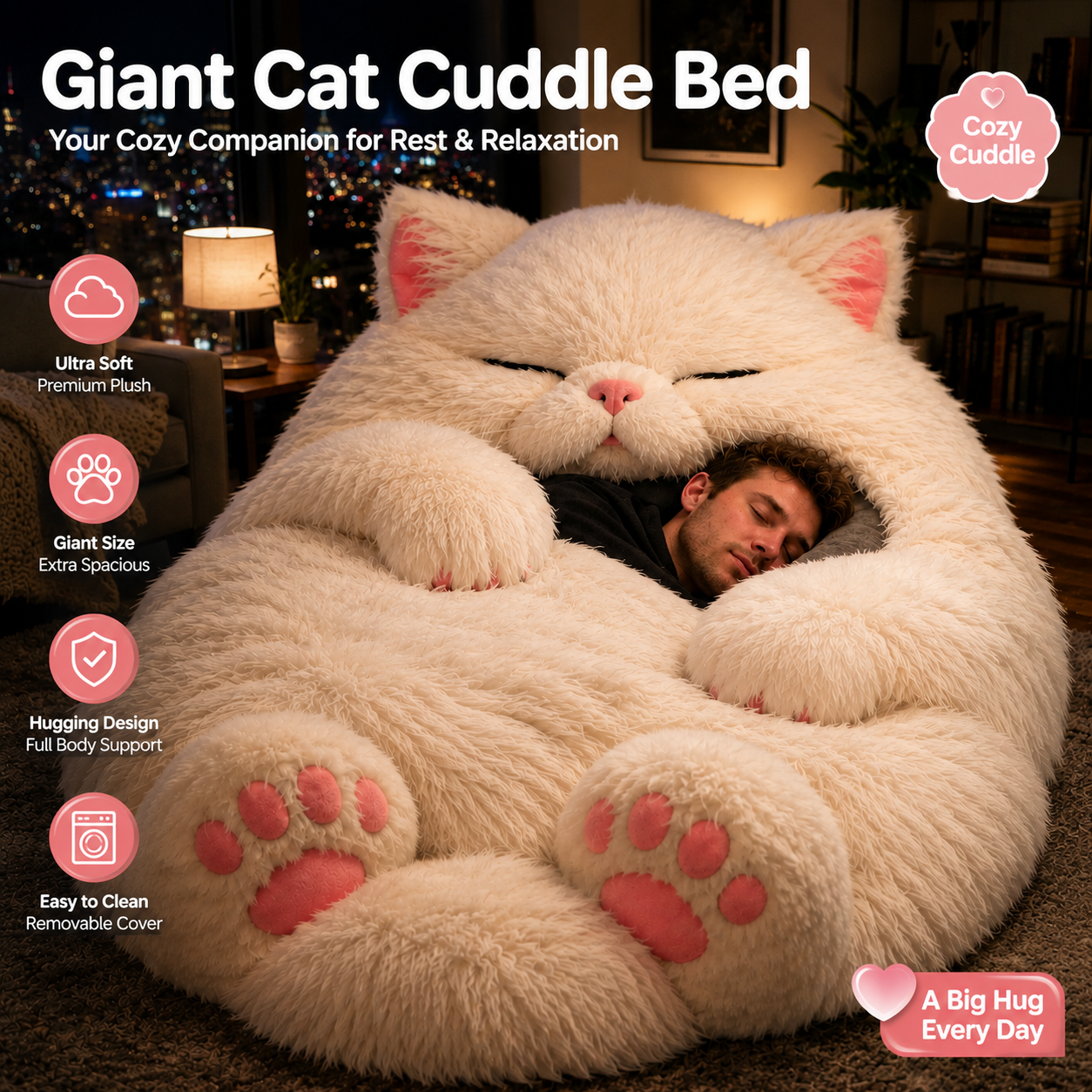 ⏰Hot Sale 49% off⏰🐱 Fluffy cat sleeping bagy💤