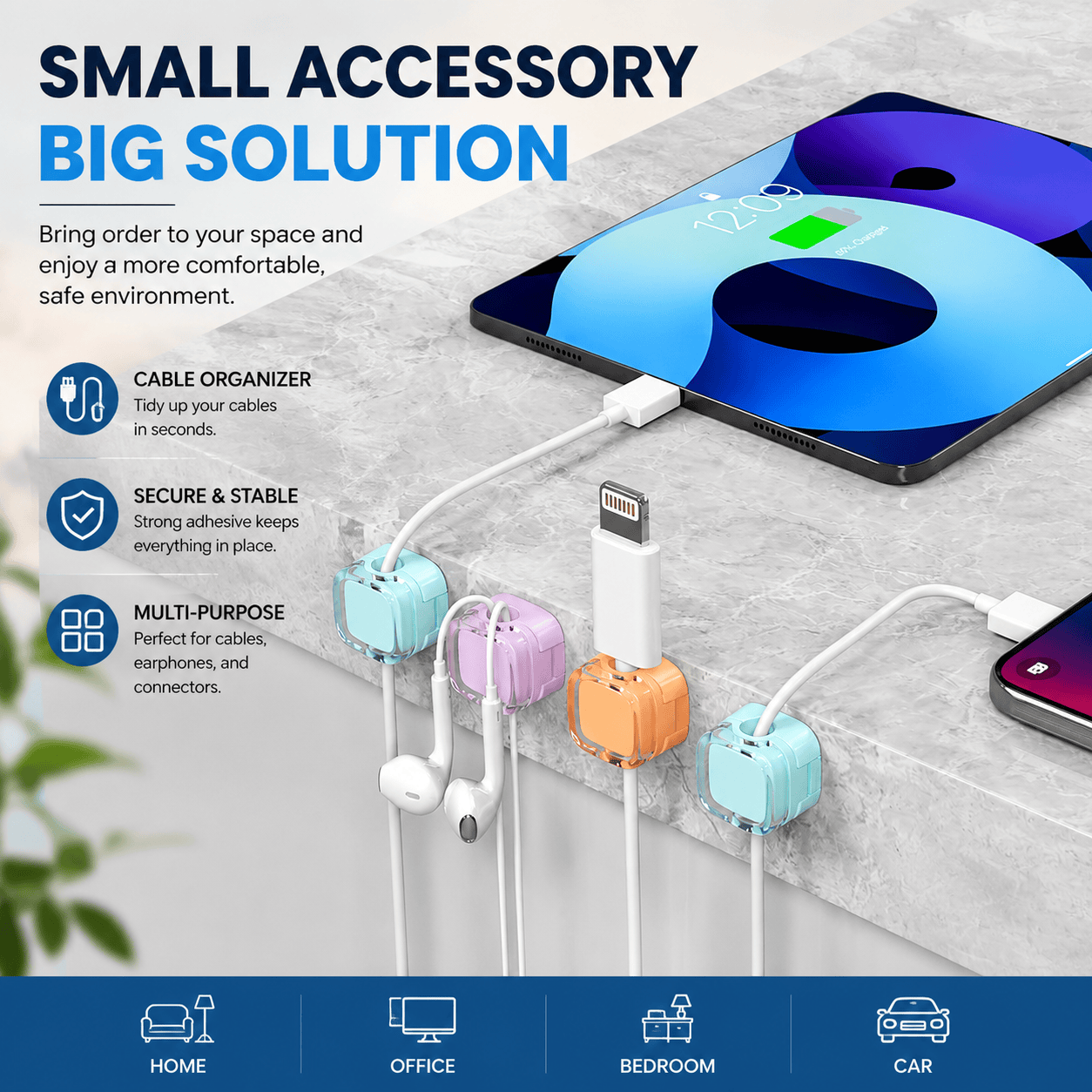 Magnetic Cable Clip