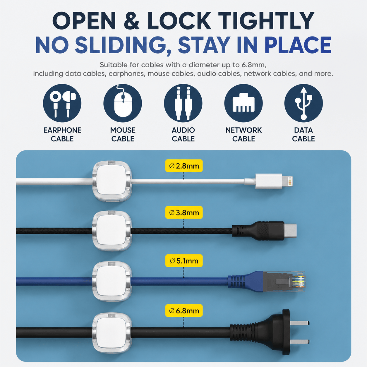 Magnetic Cable Clip