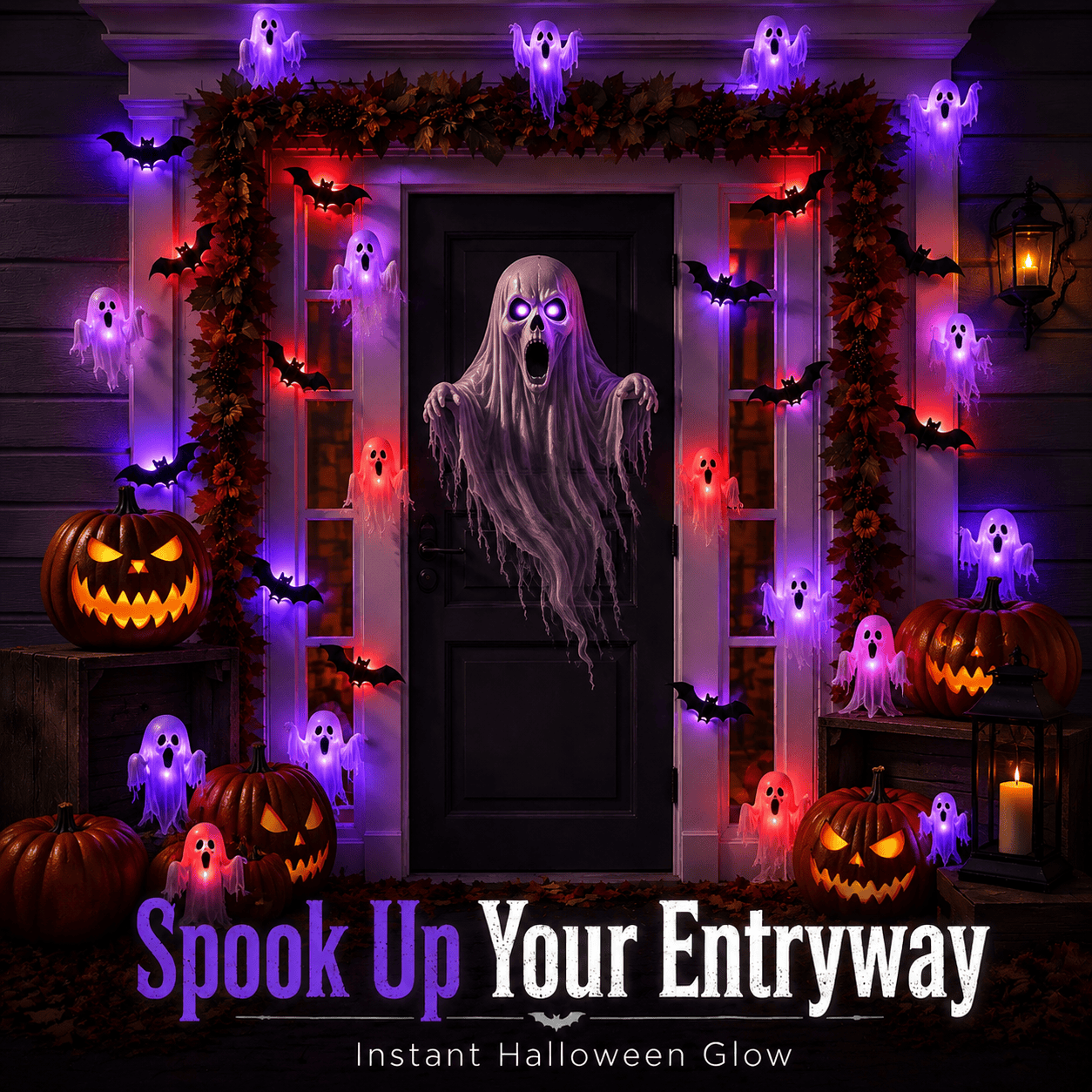 🦇Halloween 3D LED Bat Light Decorations
