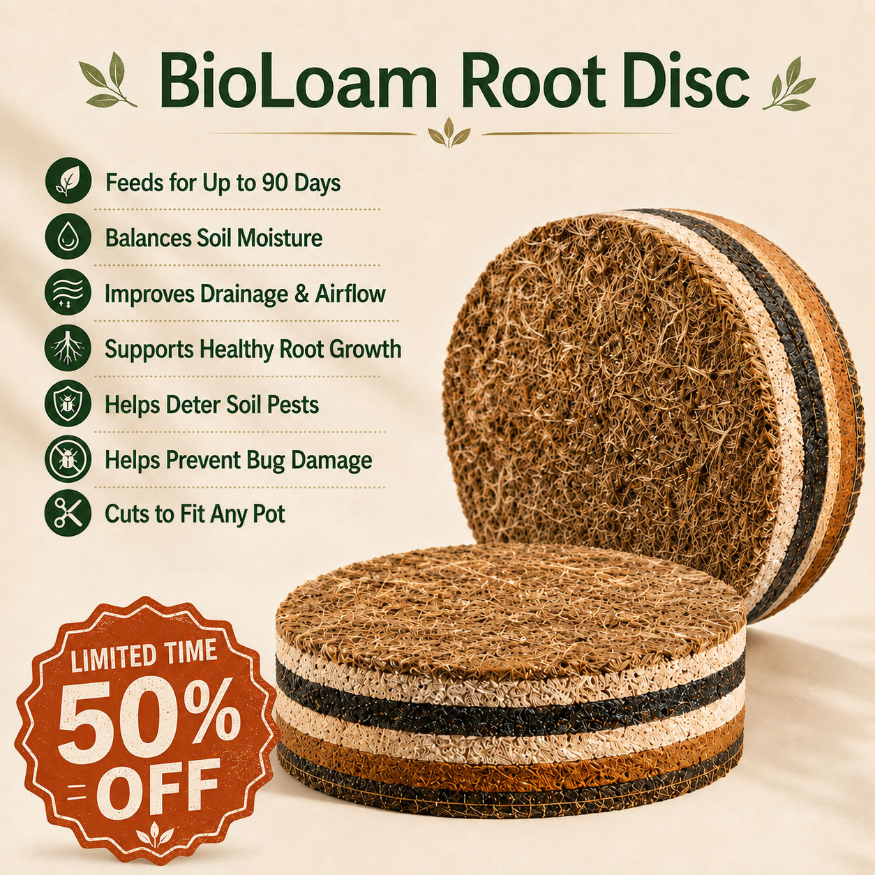 BioLoam Root Disc